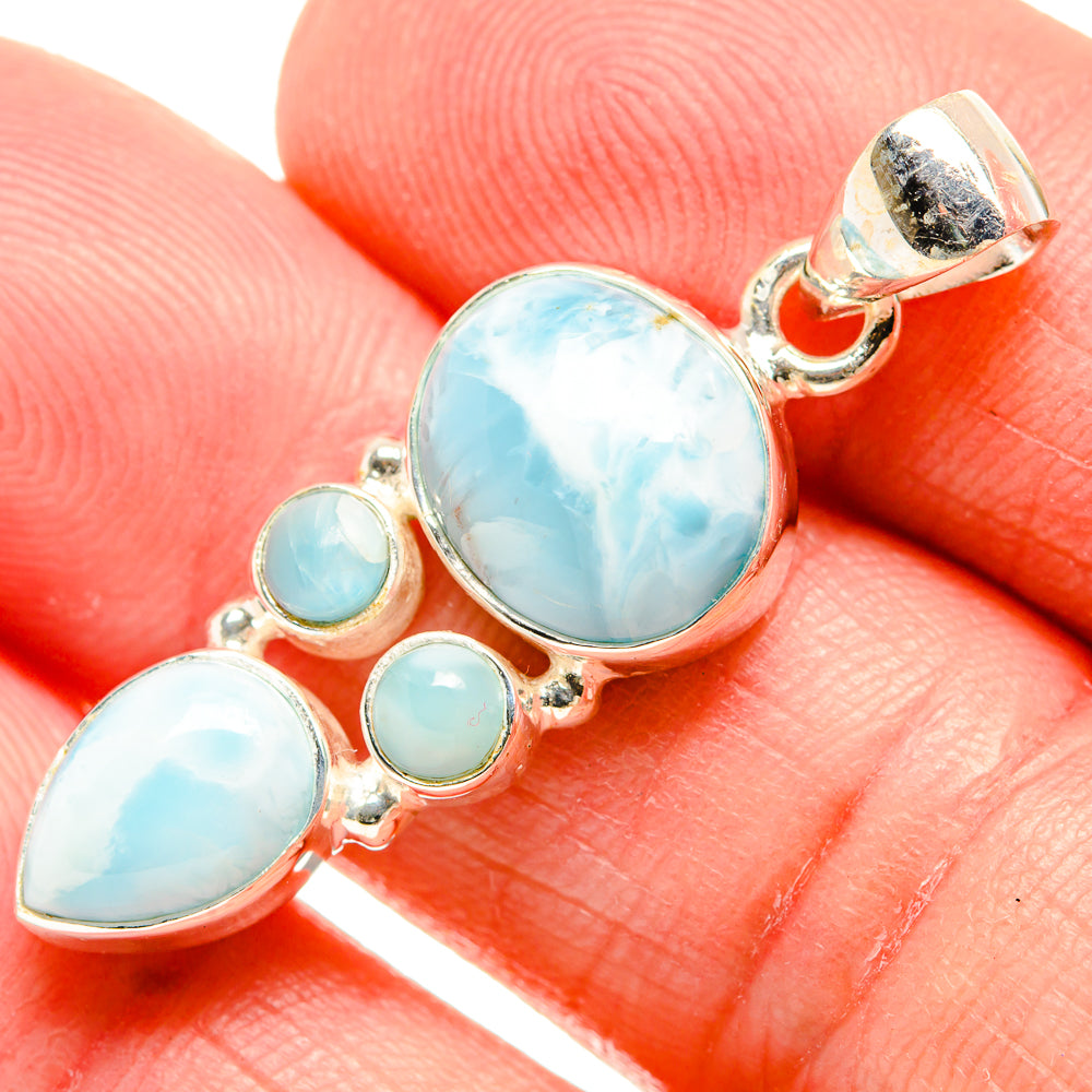 Larimar Pendants handcrafted by Ana Silver Co - PD33783
