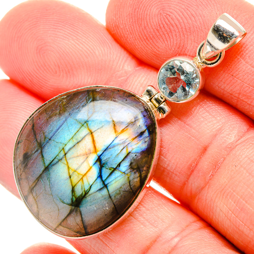 Labradorite Pendants handcrafted by Ana Silver Co - PD33792