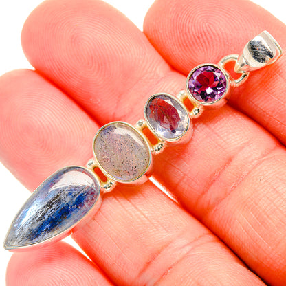 Kyanite Pendants handcrafted by Ana Silver Co - PD33805