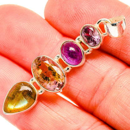 Labradorite Pendants handcrafted by Ana Silver Co - PD33806