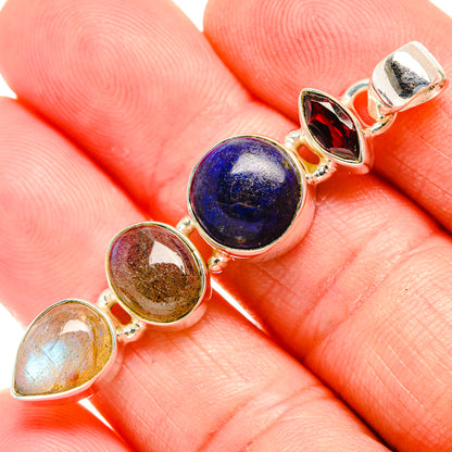 Lapis Lazuli Pendants handcrafted by Ana Silver Co - PD33810