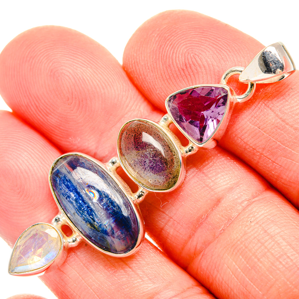 Kyanite Pendants handcrafted by Ana Silver Co - PD33811