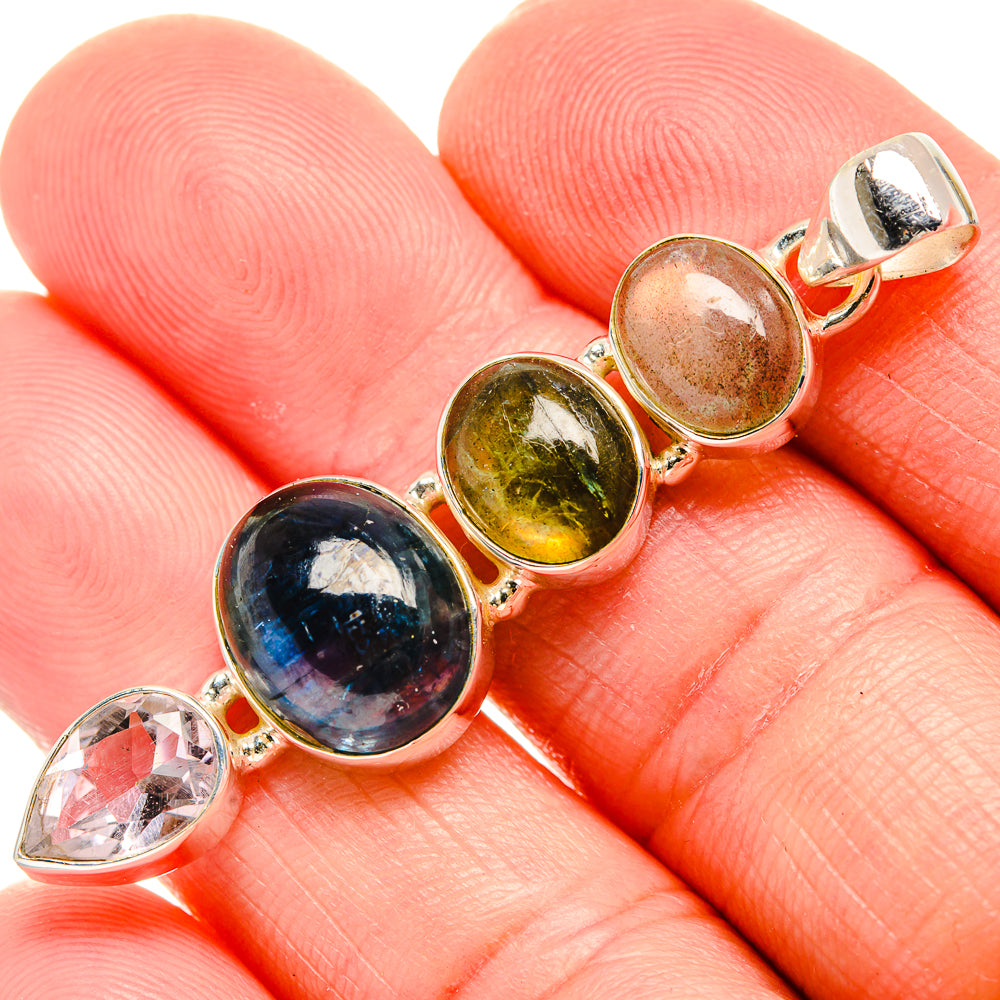 Kyanite Pendants handcrafted by Ana Silver Co - PD33813