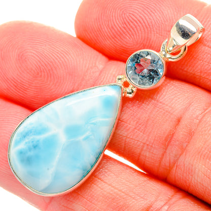 Larimar Pendants handcrafted by Ana Silver Co - PD33825