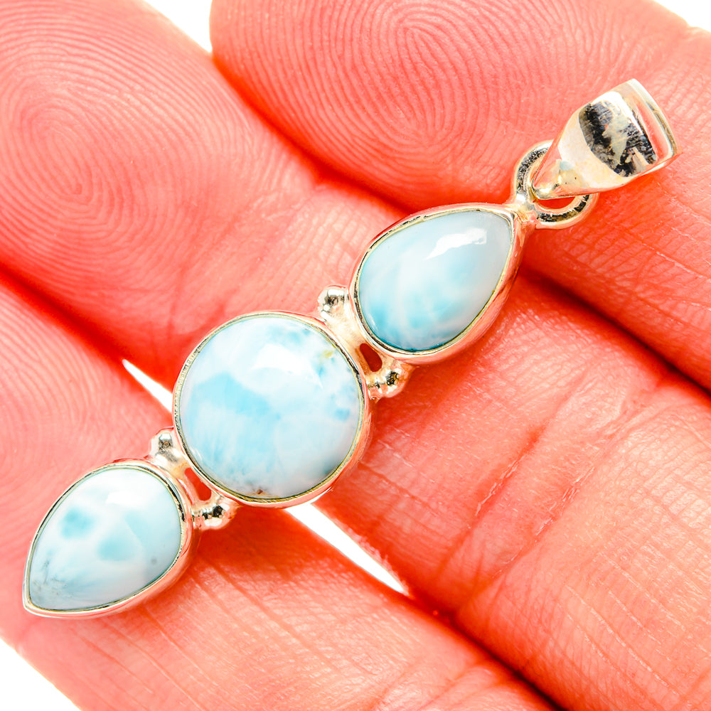Larimar Pendants handcrafted by Ana Silver Co - PD33838