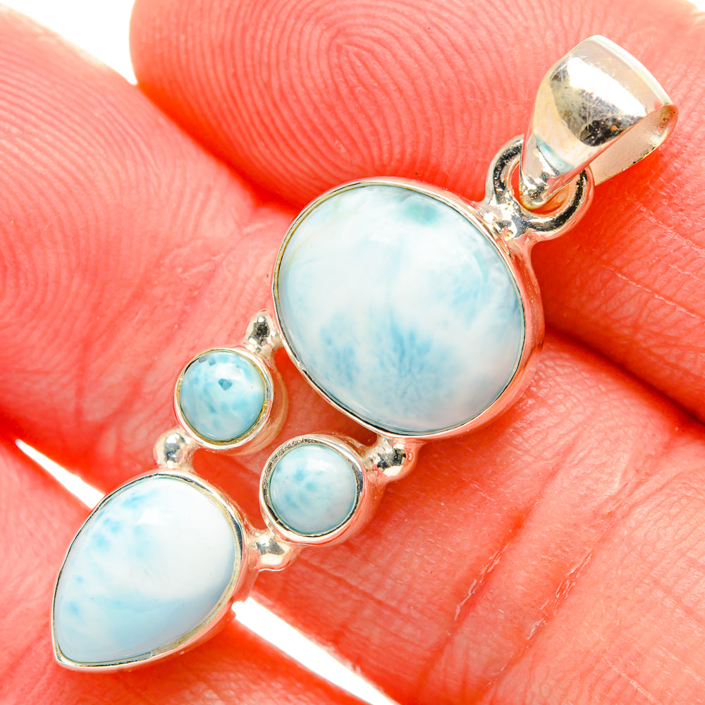 Larimar Pendants handcrafted by Ana Silver Co - PD33846