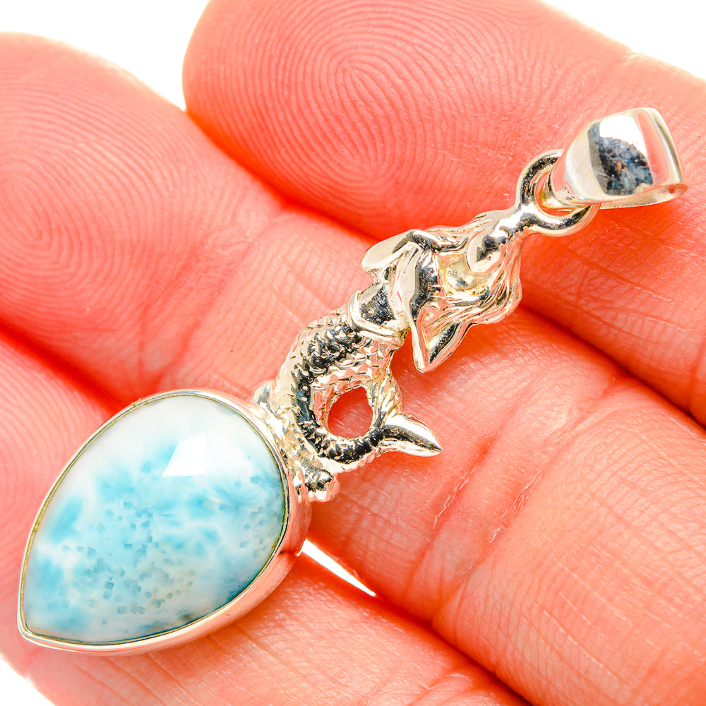 Larimar Pendants handcrafted by Ana Silver Co - PD33848