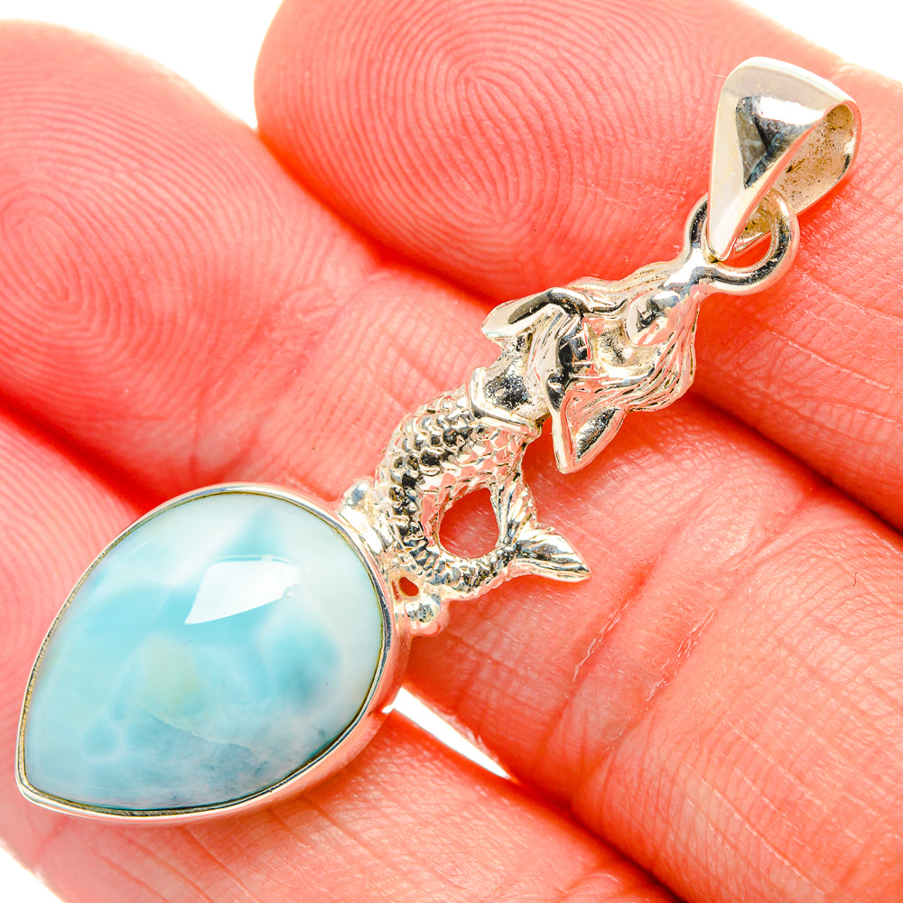 Larimar Pendants handcrafted by Ana Silver Co - PD33849