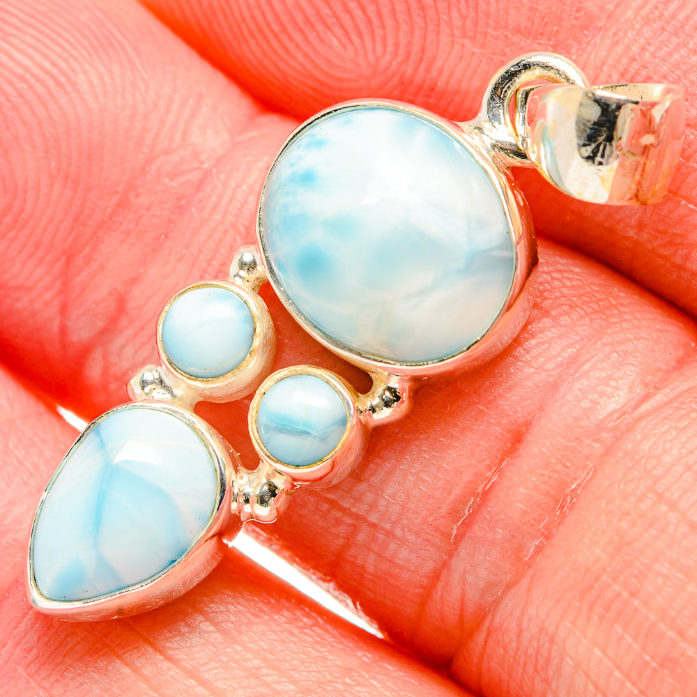 Larimar Pendants handcrafted by Ana Silver Co - PD33850