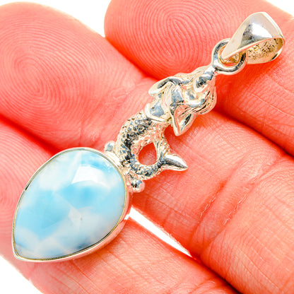 Larimar Pendants handcrafted by Ana Silver Co - PD33853