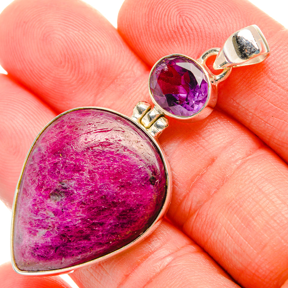 Ruby Fuchsite Pendants handcrafted by Ana Silver Co - PD33870