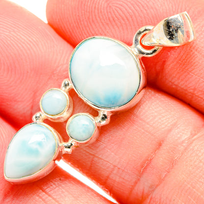 Larimar Pendants handcrafted by Ana Silver Co - PD33886