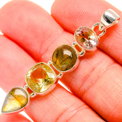 Citrine Pendants handcrafted by Ana Silver Co - PD33890