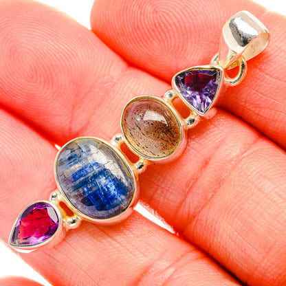 Kyanite Pendants handcrafted by Ana Silver Co - PD33893