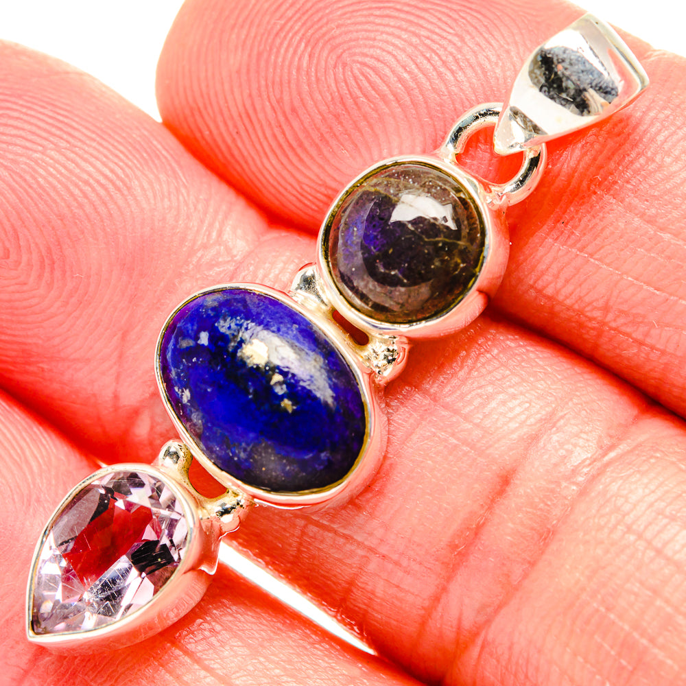 Lapis Lazuli Pendants handcrafted by Ana Silver Co - PD33896