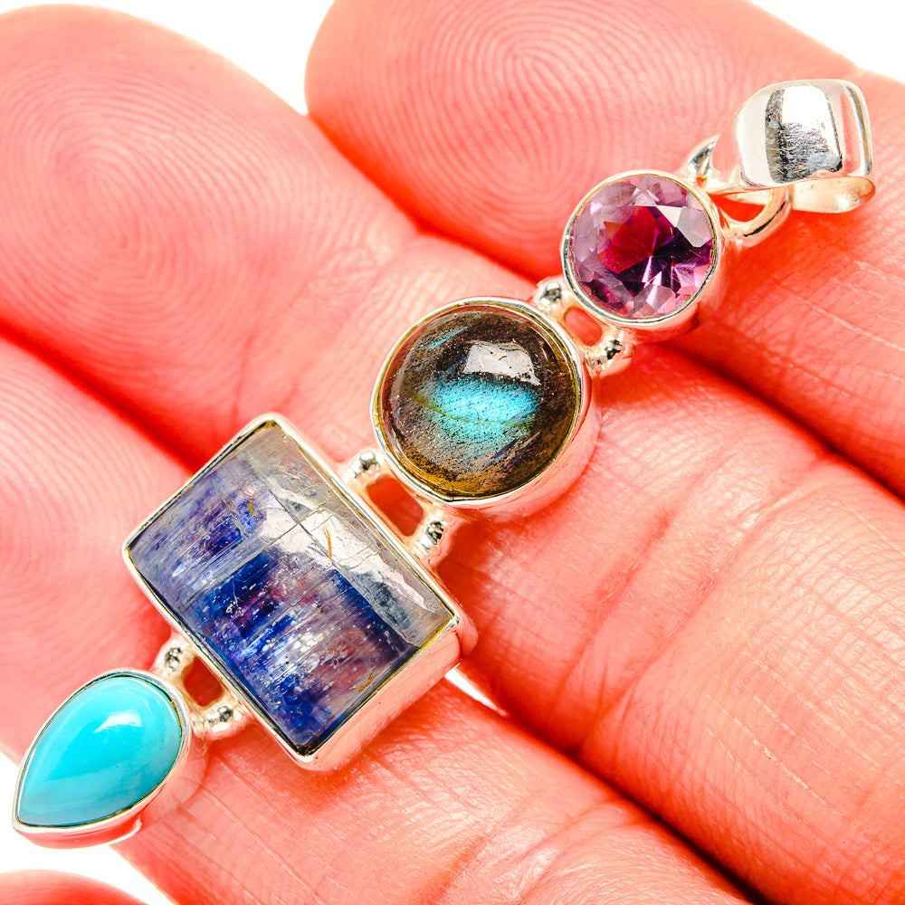 Kyanite Pendants handcrafted by Ana Silver Co - PD33898