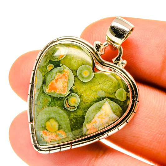 Rainforest Jasper Pendants handcrafted by Ana Silver Co - PD3390