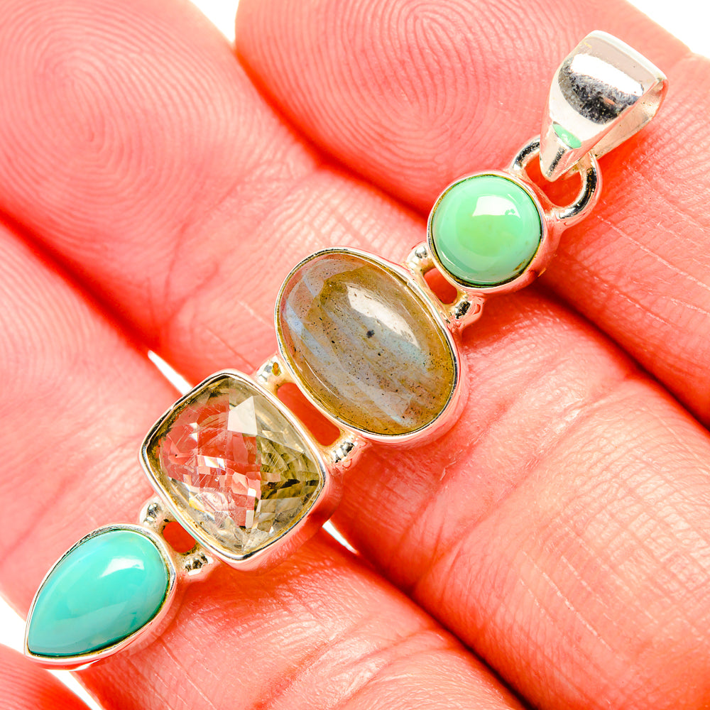 Labradorite Pendants handcrafted by Ana Silver Co - PD33901