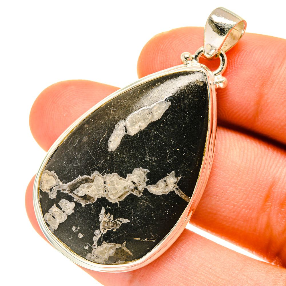 Chrysanthemum Stone Pendants handcrafted by Ana Silver Co - PD3392