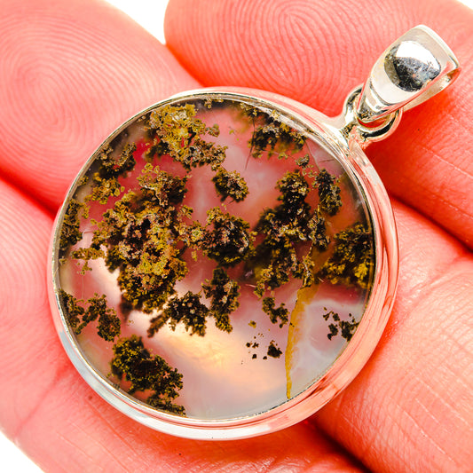 Indonesian Plume Agate Pendants handcrafted by Ana Silver Co - PD33928