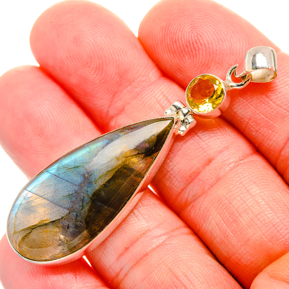 Labradorite Pendants handcrafted by Ana Silver Co - PD33932