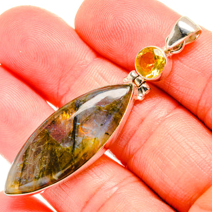 Labradorite Pendants handcrafted by Ana Silver Co - PD33935