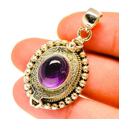 Amethyst Pendants handcrafted by Ana Silver Co - PD3394