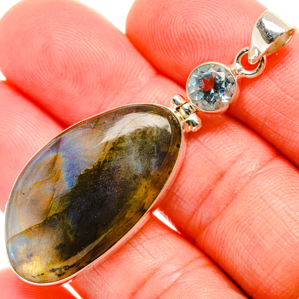 Labradorite Pendants handcrafted by Ana Silver Co - PD33940