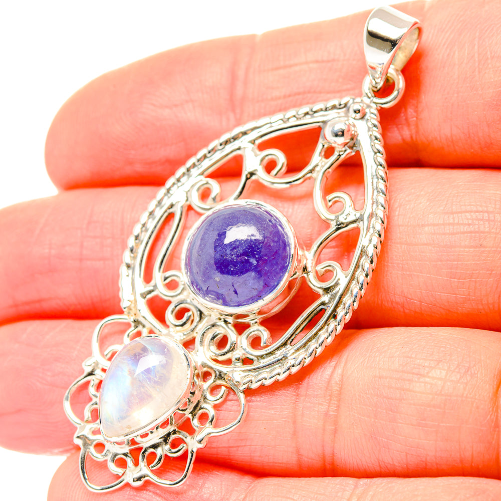 Tanzanite Pendants handcrafted by Ana Silver Co - PD33952