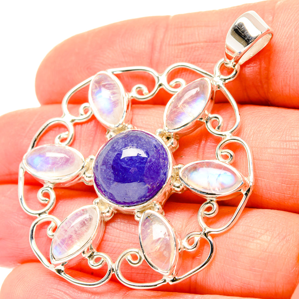 Tanzanite Pendants handcrafted by Ana Silver Co - PD33953