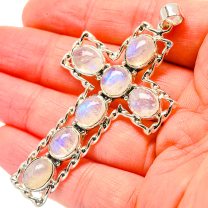 Rainbow Moonstone Pendants handcrafted by Ana Silver Co - PD33969