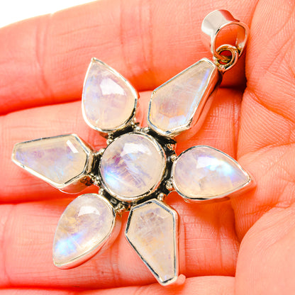 Rainbow Moonstone Pendants handcrafted by Ana Silver Co - PD33970