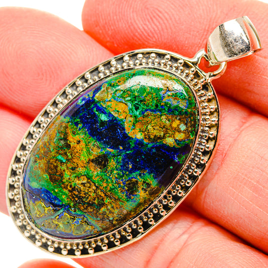 Azurite Pendants handcrafted by Ana Silver Co - PD33975