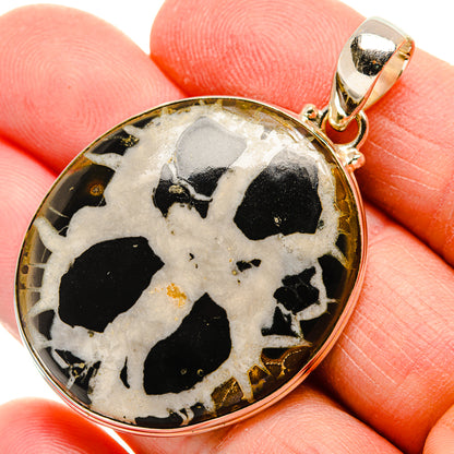 Septarian Geode Pendants handcrafted by Ana Silver Co - PD33986