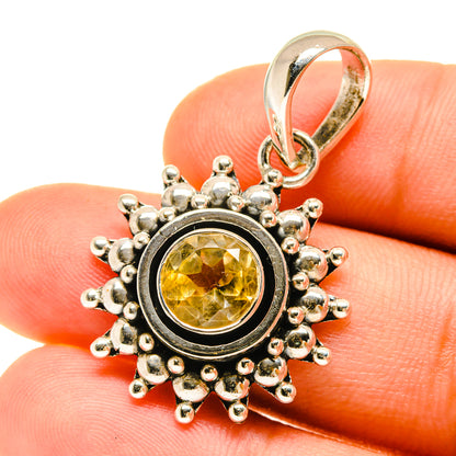 Citrine Pendants handcrafted by Ana Silver Co - PD3399