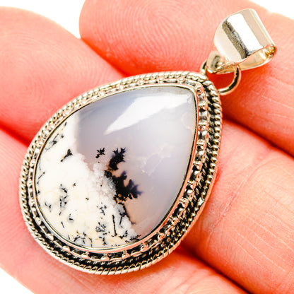 Dendritic Opal Pendants handcrafted by Ana Silver Co - PD33994