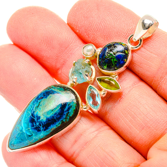 Shattuckite Pendants handcrafted by Ana Silver Co - PD33999