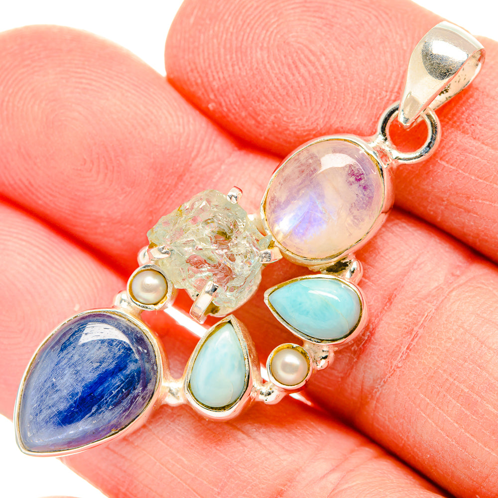 Kyanite Pendants handcrafted by Ana Silver Co - PD34000