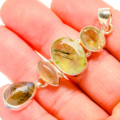 Prehnite Pendants handcrafted by Ana Silver Co - PD34001