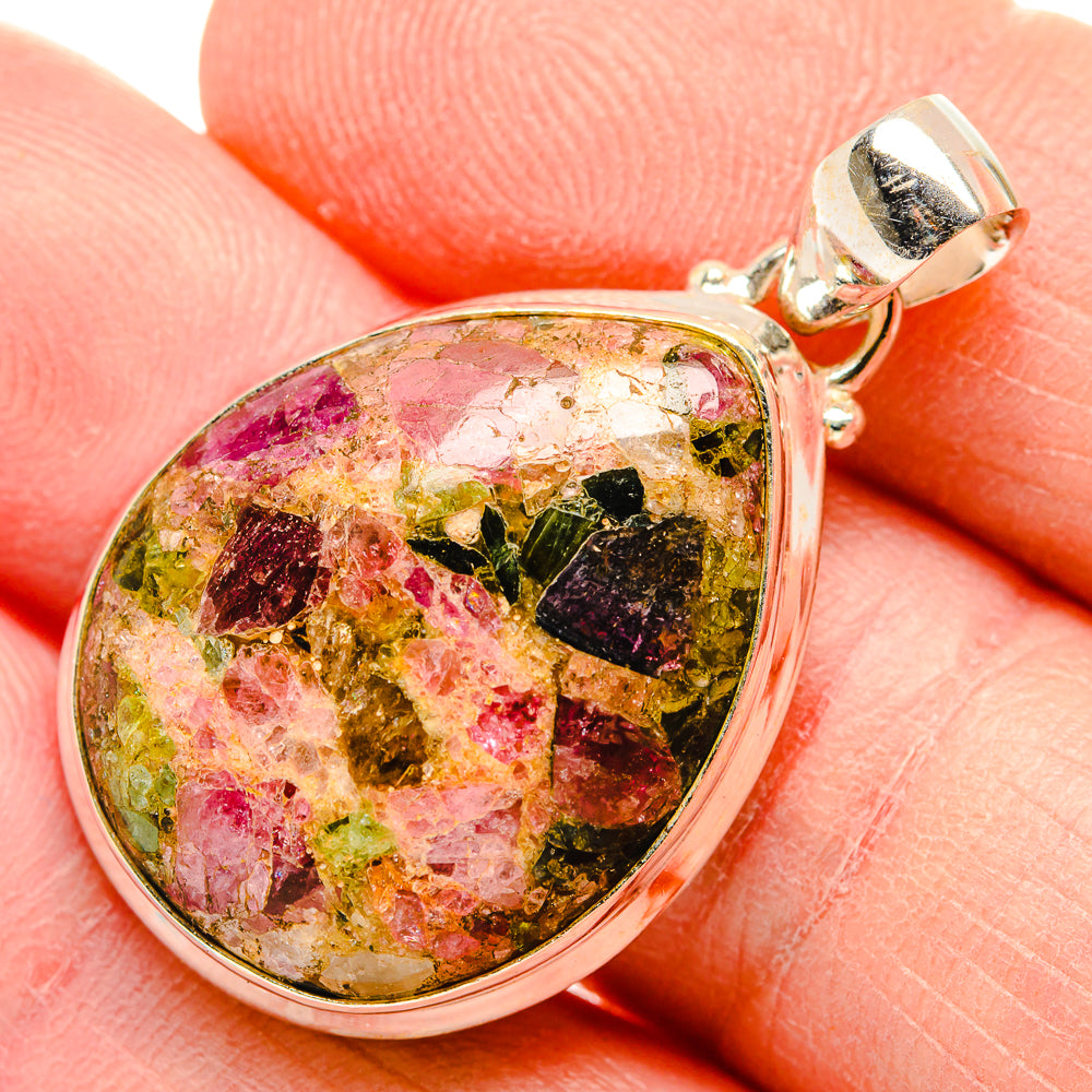 Tourmaline Pendants handcrafted by Ana Silver Co - PD34021