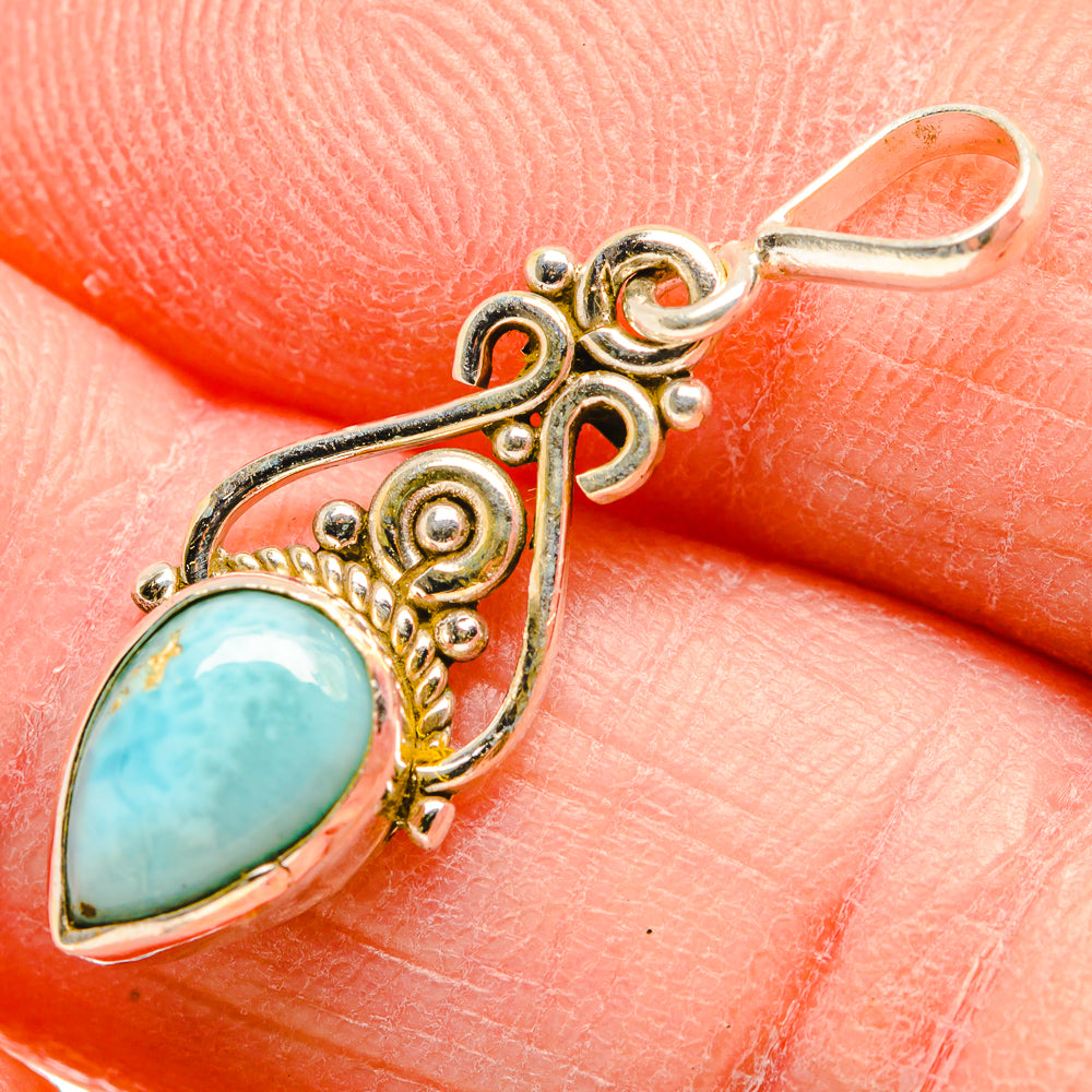 Larimar Pendants handcrafted by Ana Silver Co - PD34027