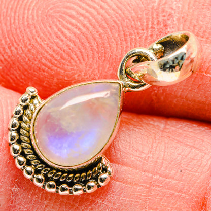 Rainbow Moonstone Pendants handcrafted by Ana Silver Co - PD34028