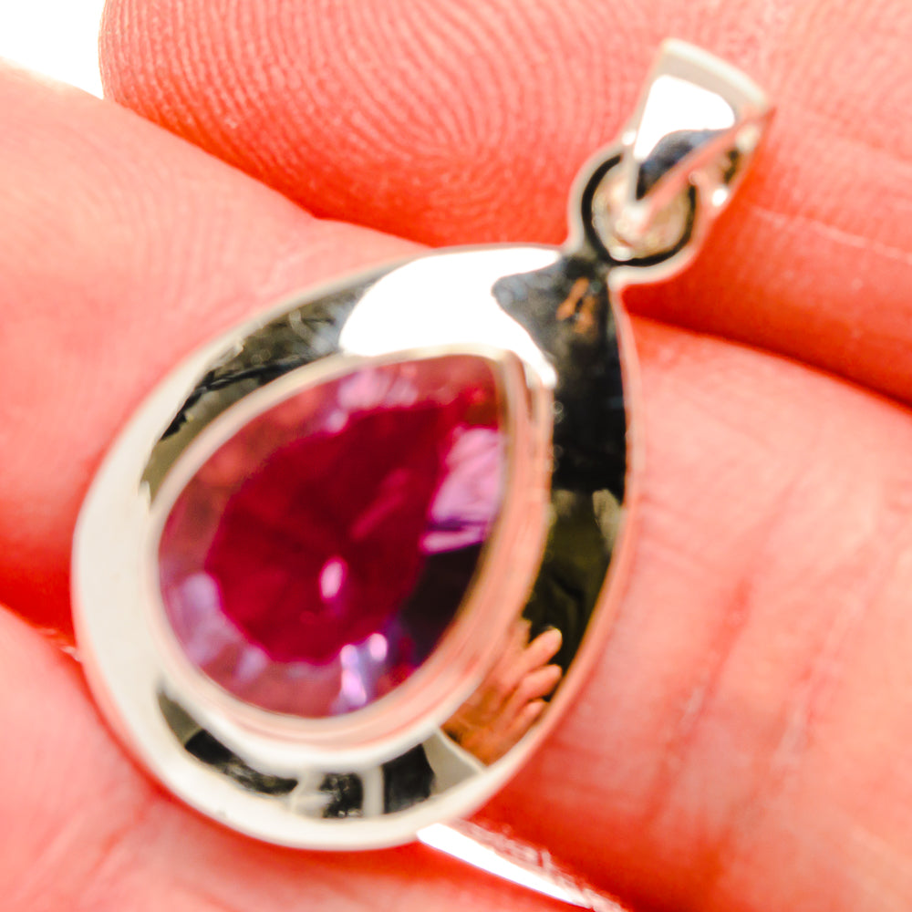 Color Change Alexandrite (Lab.) Pendants handcrafted by Ana Silver Co - PD34030