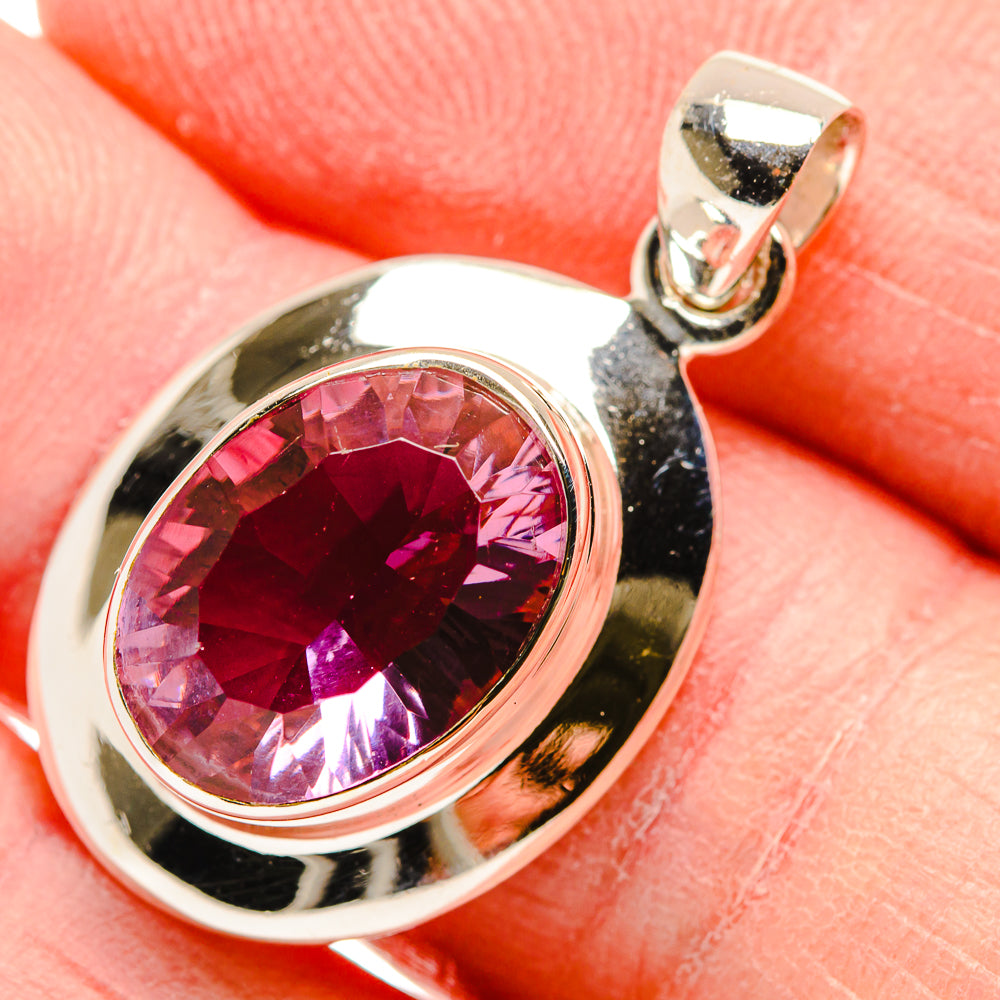 Color Change Alexandrite (Lab.) Pendants handcrafted by Ana Silver Co - PD34031