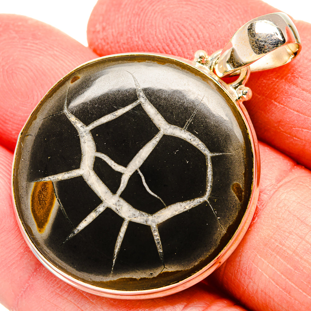 Septarian Geode Pendants handcrafted by Ana Silver Co - PD34035