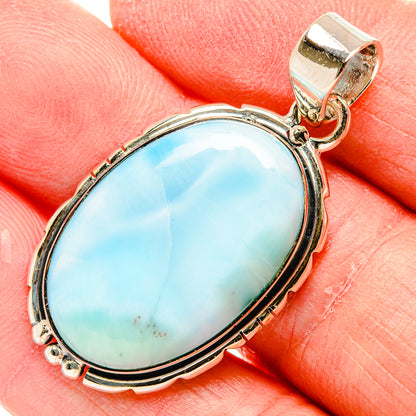 Larimar Pendants handcrafted by Ana Silver Co - PD34046