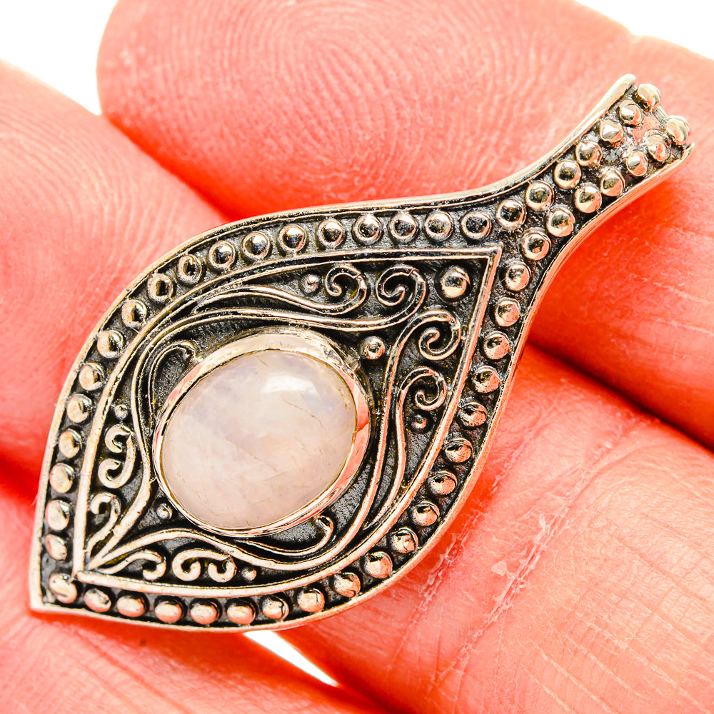 Blue Lace Agate Pendants handcrafted by Ana Silver Co - PD34049