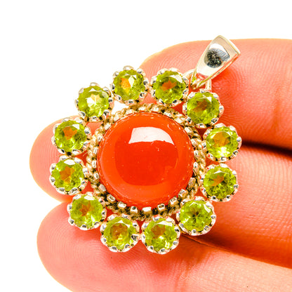 Red Onyx Pendants handcrafted by Ana Silver Co - PD3405