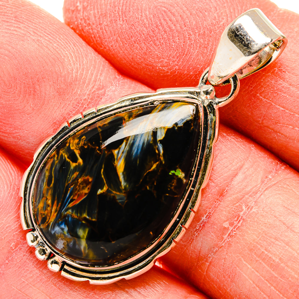 Pietersite Pendants handcrafted by Ana Silver Co - PD34059