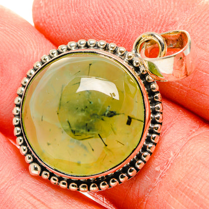 Prehnite Pendants handcrafted by Ana Silver Co - PD34063